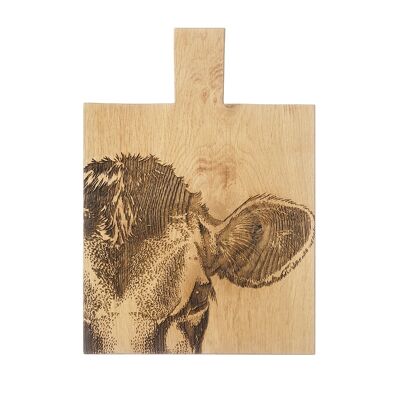 Medium Jersey Cow Oak Paddle