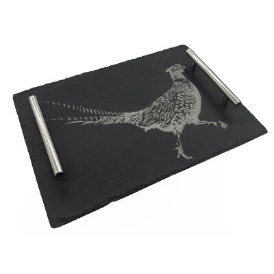 Medium Pheasant Slate Serving Tray