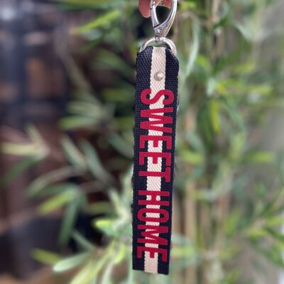 "Sweet Home" key ring