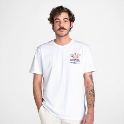 Camiseta Spirit (HUMPIER X CAFÉ RACER)-Blanco