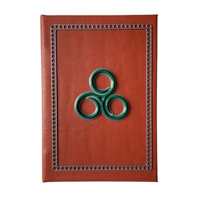 Leather 3D Illusion spell tome Journal inspired hardcover notebook