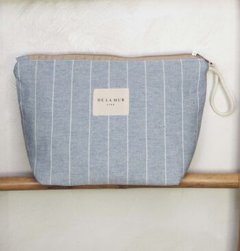 Trousse de toilette bleue 1