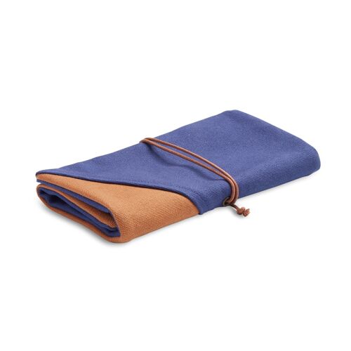 Raw Pencilcase Blue- Brown