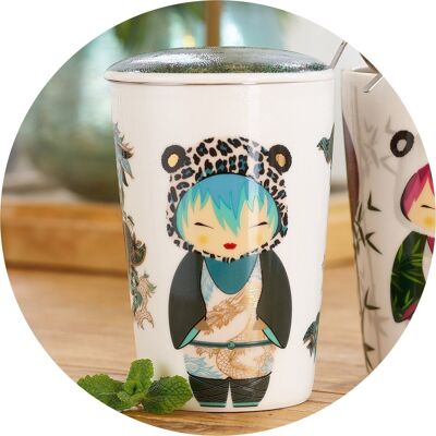 Porcelain mug TEAEVE Little Animals Leo