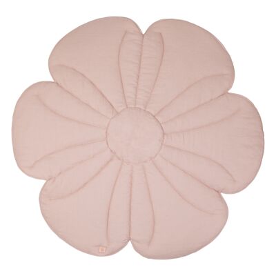 Linen bloom mat "Powder rose"