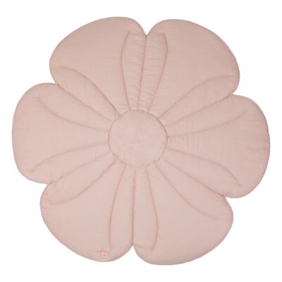 Tapete de flores de lino "Powder rose"