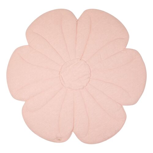 Linen bloom mat "Light pink lily"
