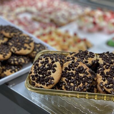 Galletas con chispas de chocolate