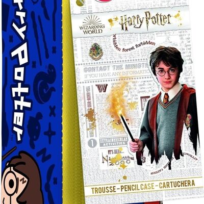 Maped - Harry Potter Kids Pencil Case - Blue