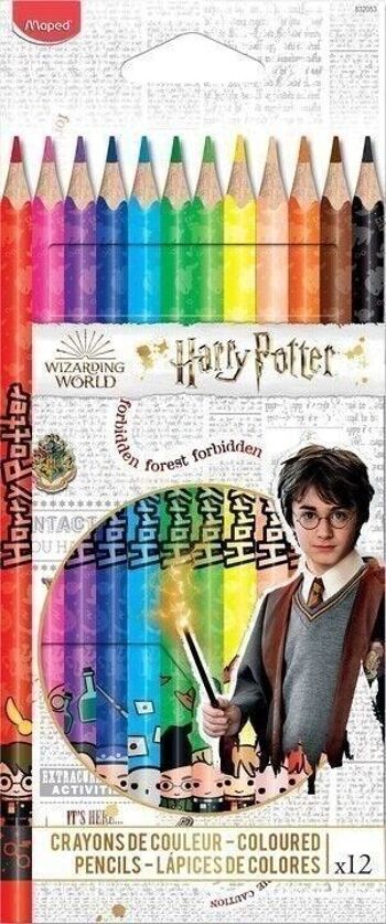 Maped - 12 crayons de couleur Harry Potter - En pochette carton 3