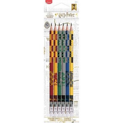 Maped - 6 Crayons graphite HB Harry Potter