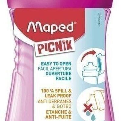 Water bottle 430 ml - Maped PICNIK ORIGINS KIDS, color Pink