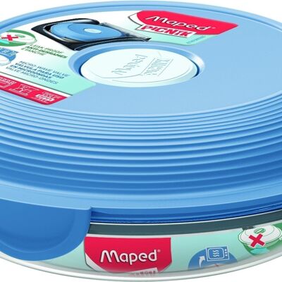 Glass lunch plate - Maped PICNIK CONCEPT ADULTS, color Blue Storm