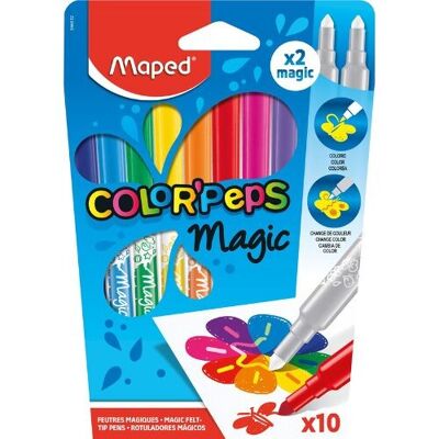 10 MAGIC pens - Maped - Magic pens for drawing, in blister