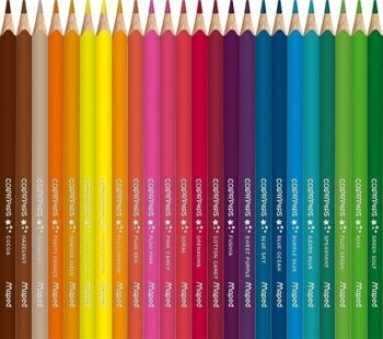 72 crayons de couleur COLOR'PEPS STAR en pochette carton 6