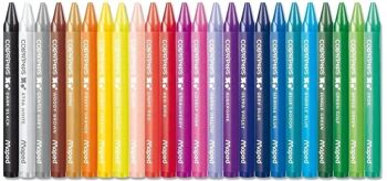 24 crayons cire WAX en pochette carton 4