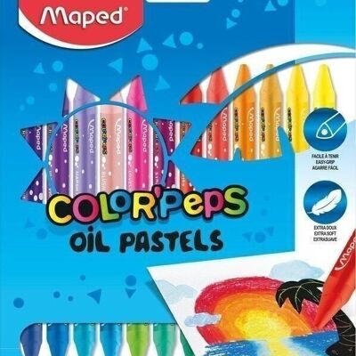 24 OIL PASTEL oil pastels in cardboard sleeve