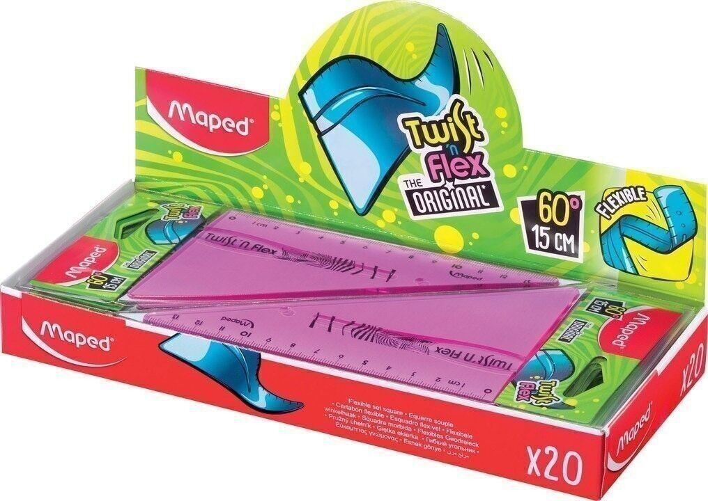 Quadrata 60° 15 cm TWIST 'N FLEX ORIGINAL, colori assortiti