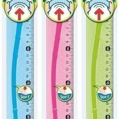 Flat ruler 30 cm - UNBREAKABLE