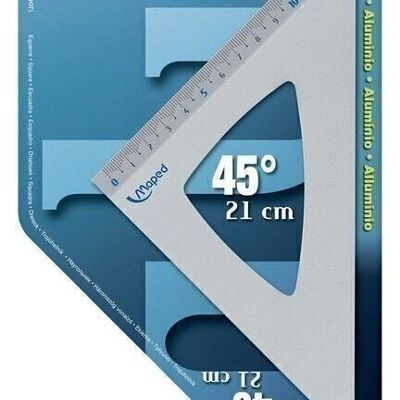 45° hypotenuse bracket 21 cm - ALUMINUM