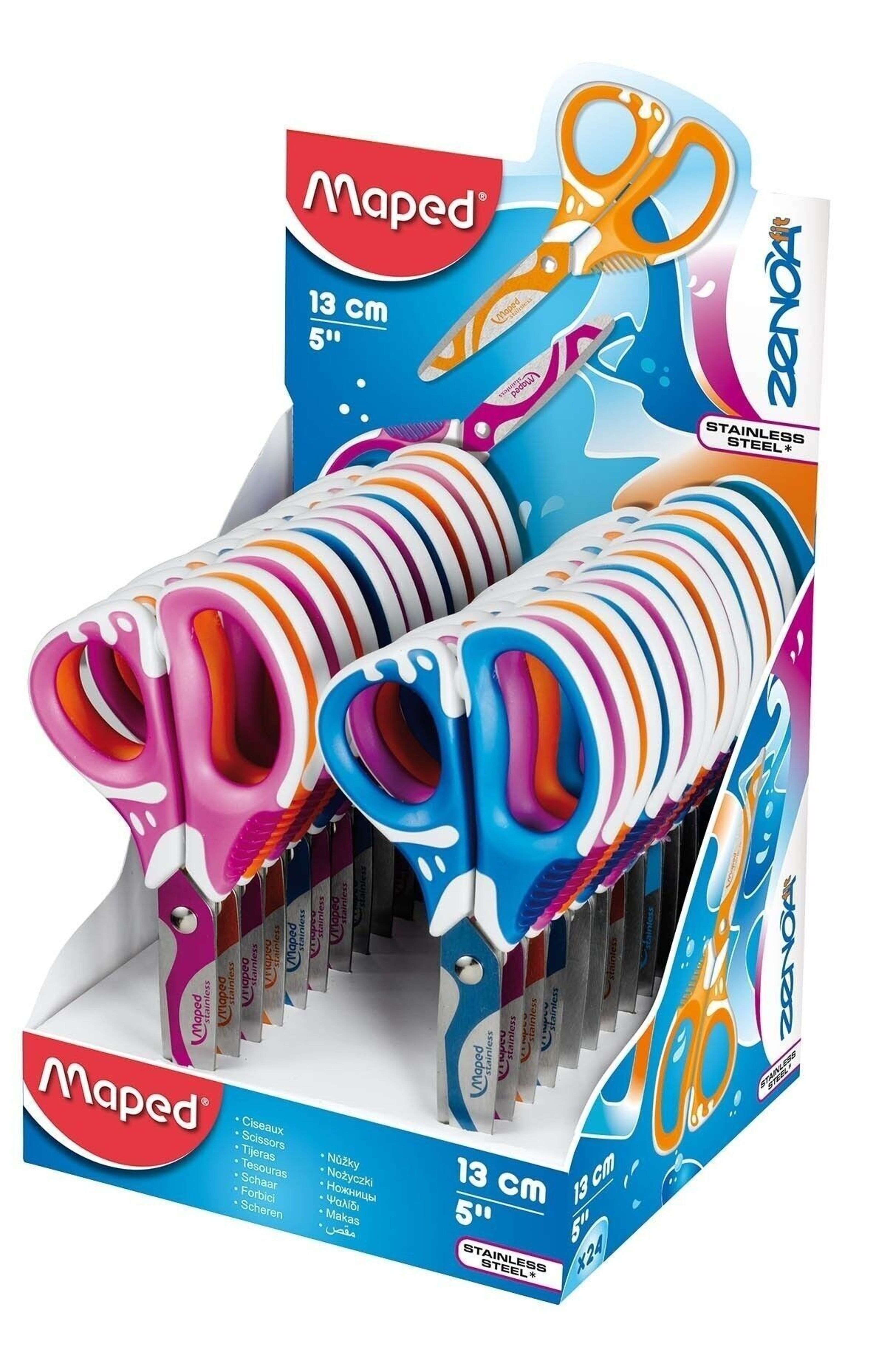 Maped® Zenoa Fit, ciseaux Soft-Grip avec style