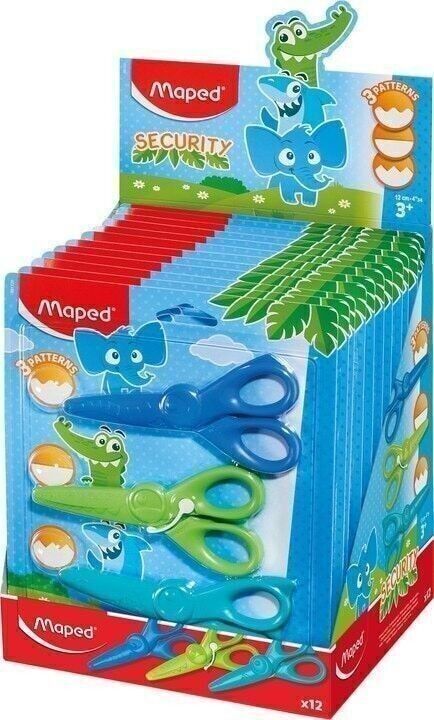 KIDICRAFT scissors, blister of 3