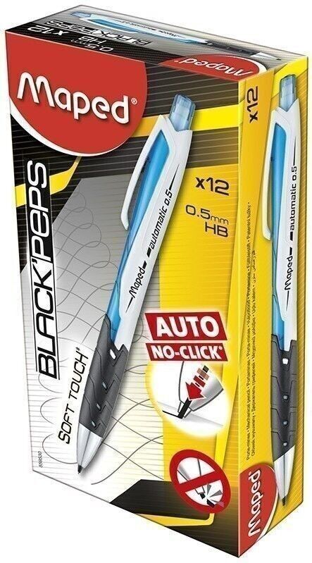 Porte-mines automatique 0,5 mm Bleu en boîte de 12