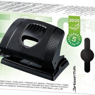 ESSENTIALS GREEN 20/25 sheet paper punch