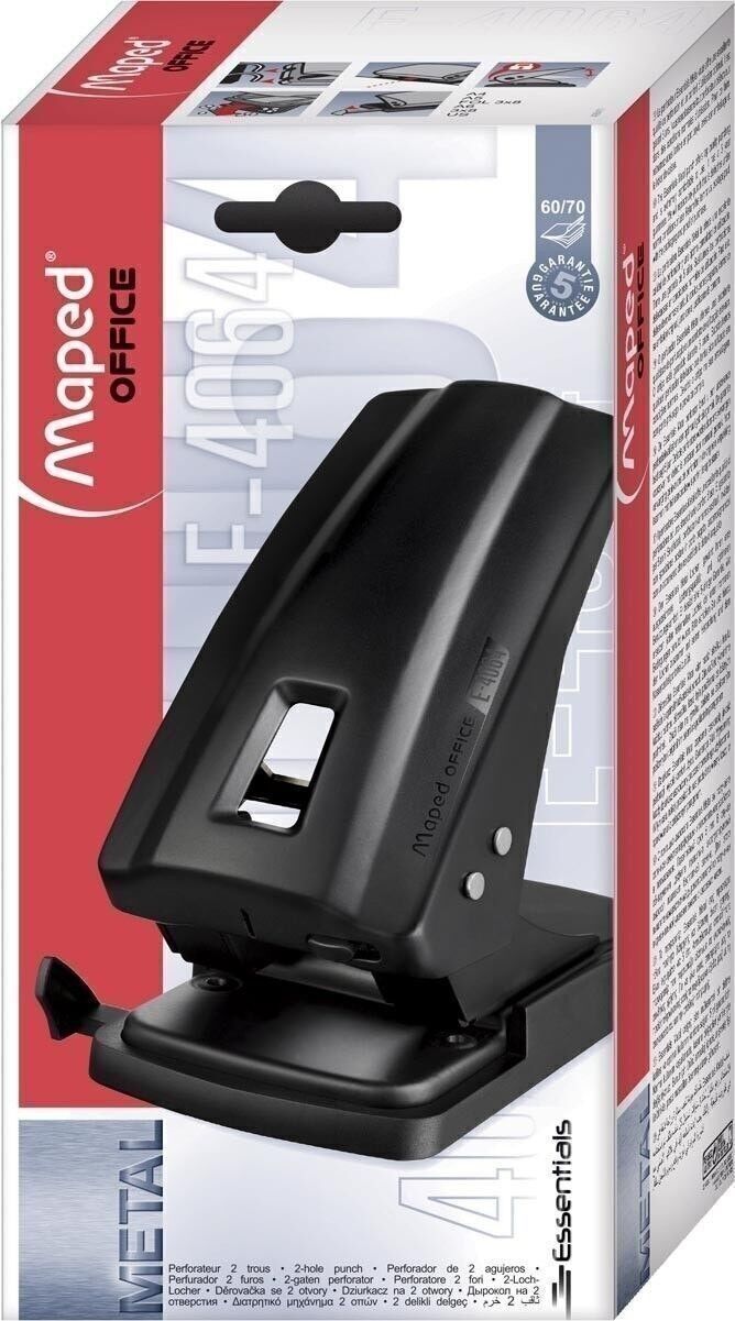 ESSENTIALS METAL E4064 Perforatrice 2 fori 60/70 fogli