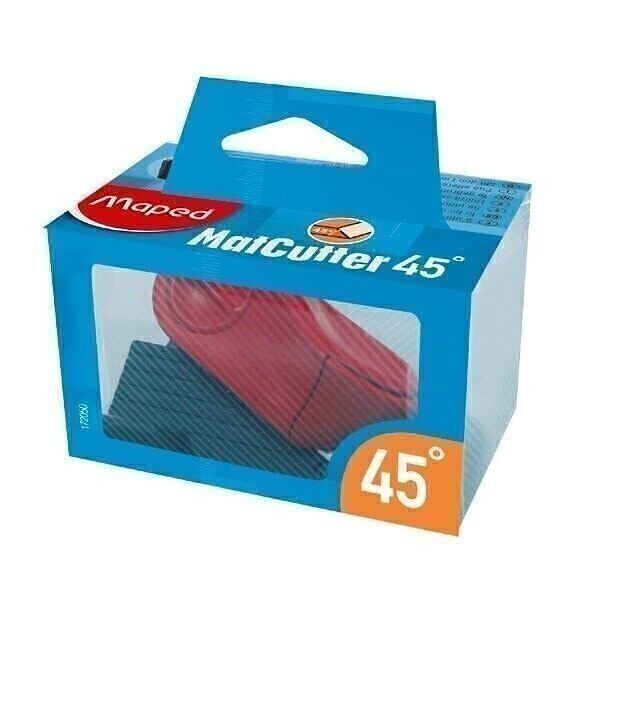 MATCUTTER Utensile da taglio a 45° fornito con 5 lame di ricambio