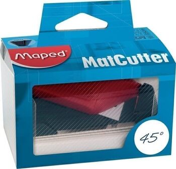 Outil de coupe MATCUTTER 45° livré avec 5 lames de rechange 2