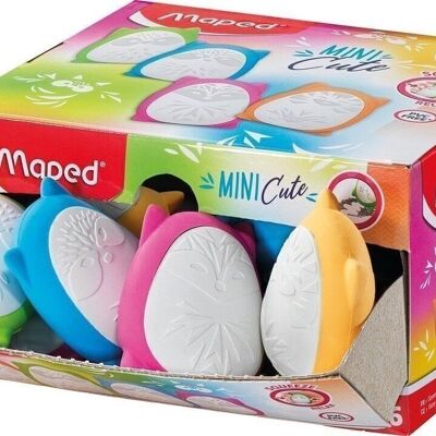 Gomme SQUEEZE MINI CUTE, coloris assortis, en présentoir