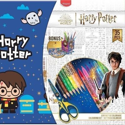 Maped - Coffret coloriage Harry Potter Kids Noël- 34 produits