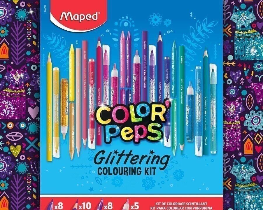 31 Piece Glitter Coloring Kit