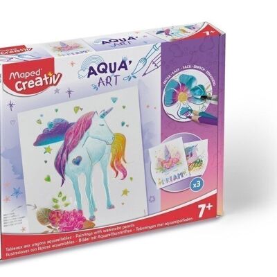 Peinture AQUA ART - LICORNE