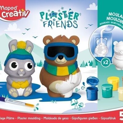 HOLIDAYS FRIENDS PLASTER - MAPED CREATIV - WINTER - Activité plâtre