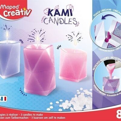 KAMI CANDLES - MAPED CREATIV - 3 Candles to make