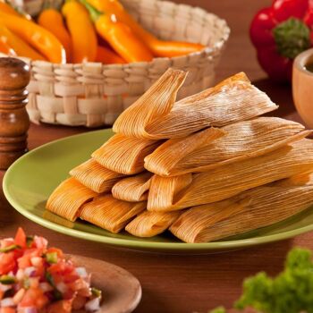 Sachet de 60 feuilles de maïs XL pour tamales 5