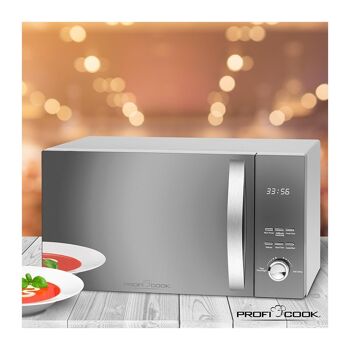 Micro-Ondes Avec Gril Et Convection 3en1 23L 2300W Proficook PC-MWG 1176H Silver 6