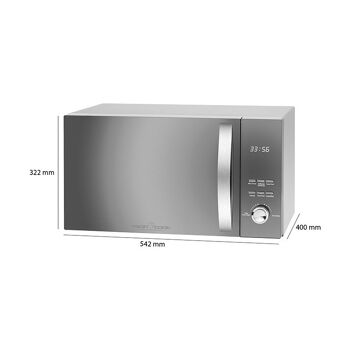 Micro-Ondes Avec Gril Et Convection 3en1 23L 2300W Proficook PC-MWG 1176H Silver 7