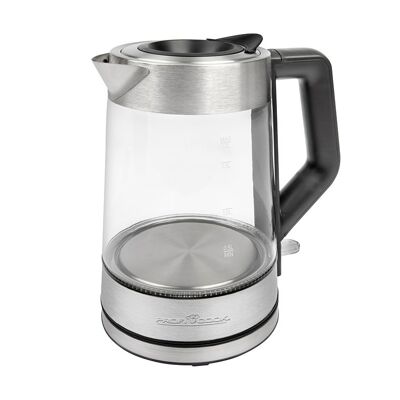 Electric Kettle Glass/Stainless Steel 1.7L 2200W Proficook PC-WKS 1190 G