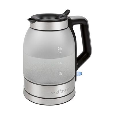 Wasserkocher aus Glas 1,7 l 2200 W Proficook PC-WKS 1215