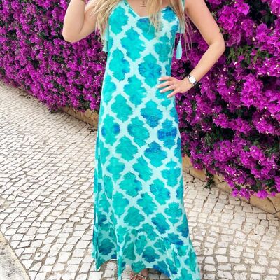 Jade paradise maxi sun dress