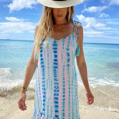 Caribbean rain mini sun dress