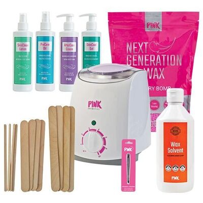 FACE & BODY Waxing Set with Next Generation Wax & 800 ml heater