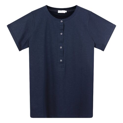 SIMPLE T-shirt navy blue