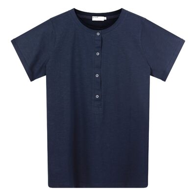 SIMPLE T-shirt navy blue