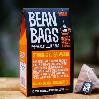Striking El Salvador - Coffee Bean Bags x 10