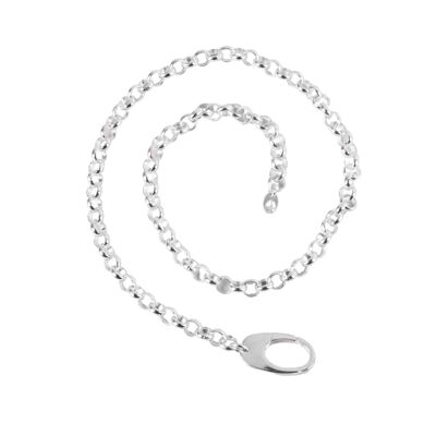 Rhodium-Silberarmband MEMPHIS