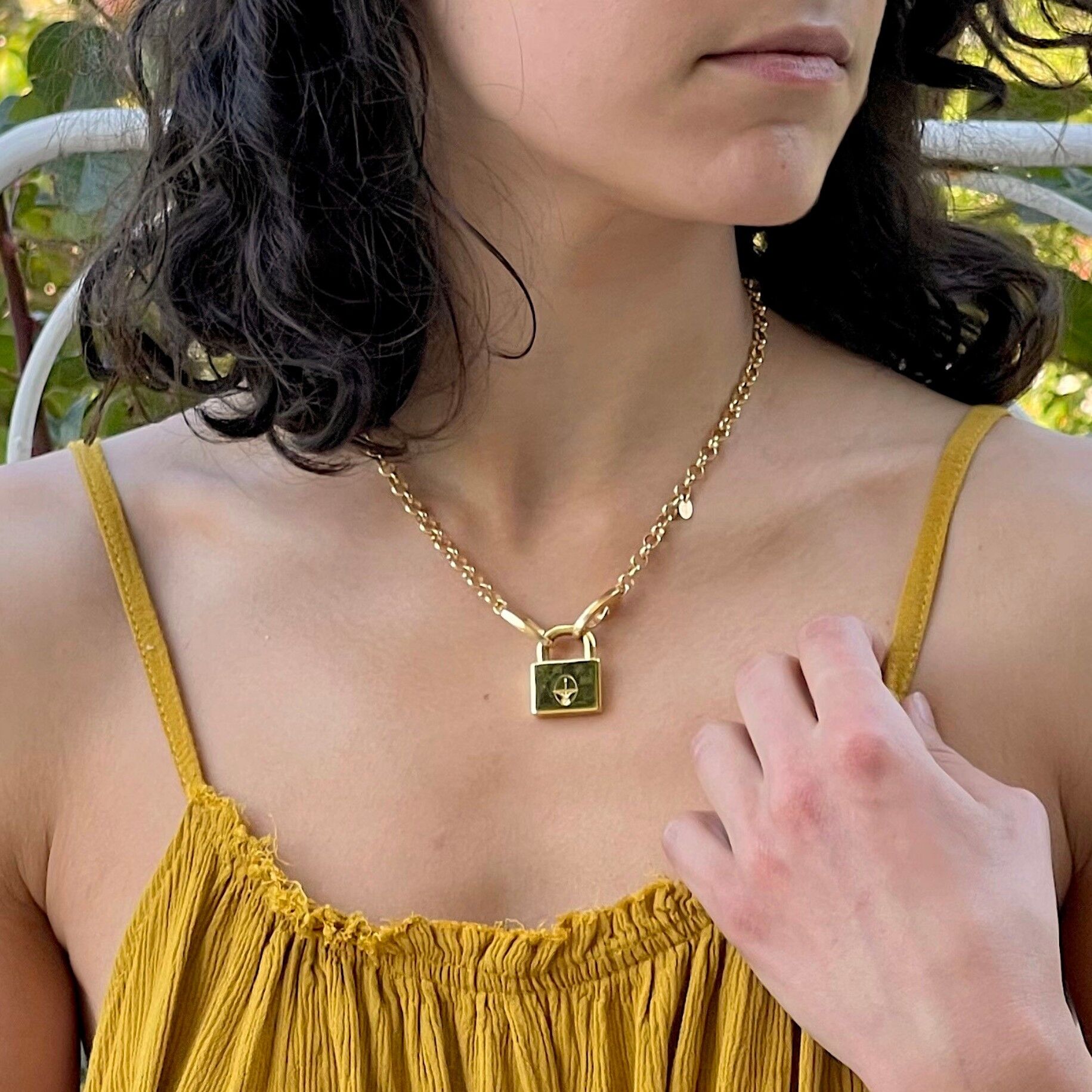 Set Lucchetti Henriette Pavé Vermeil - Senza incisione